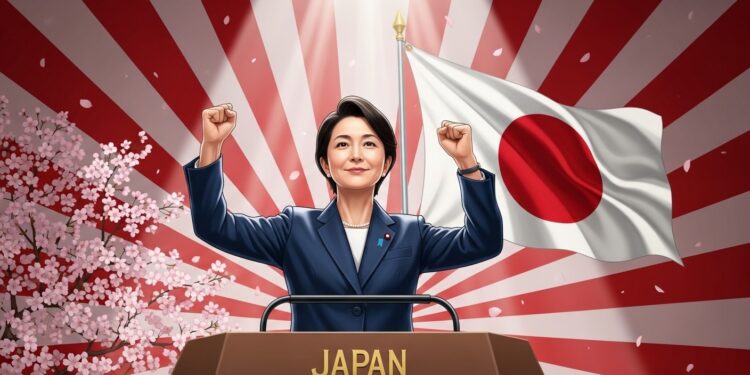 Sanae Takaichi Première ministre du Japon reconduite après une victoire écrasante du PLD aux législatives de février 2026 Renforcement militaire allégements fiscaux et tensions avec la Chine au programme   Viral Mag