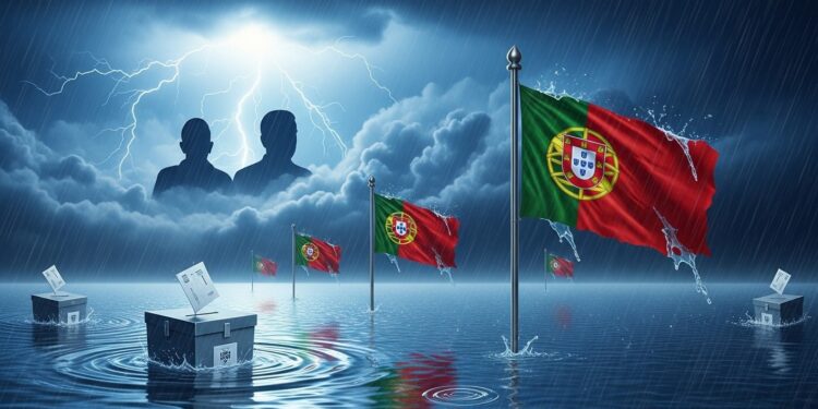 Malgré la tempête Leonardo et les inondations le second tour de la présidentielle portugaise reste prévu dimanche Lautorité électorale rejette tout report national après la demande du candidat dextrême droite   Viral Mag