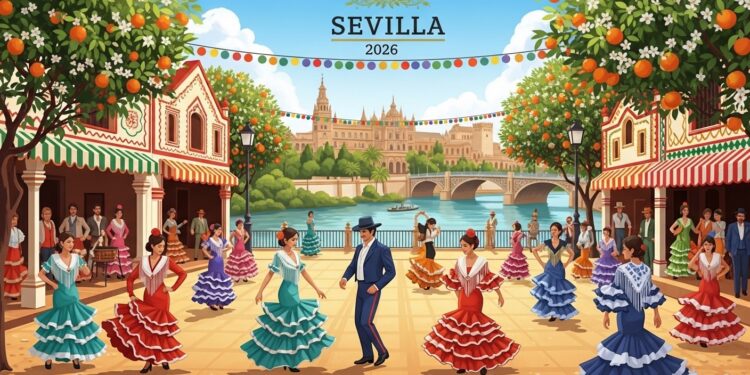 Séville en Avril 2026 : Climat, Fêtes et Incontournables - Viral Mag Découvrez pourquoi avril 2026 est le mois idéal pour visiter Séville climat doux orangers en fleur Semana Santa et Feria de Abril Activités budget et conseils pour un séjour inoubliable en Andalousie Viral Mag
