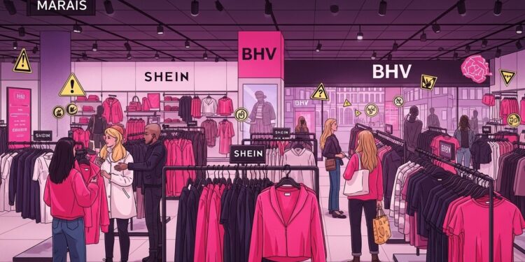Shein accélère son implantation physique en France avec louverture de cinq boutiques dans des BHV en province dès mercredi Découvrez les villes concernées le contexte controversé et les enjeux actuels   Viral Mag