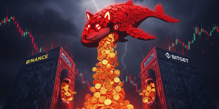 Un whale transfère 370 milliards de SHIB vers Binance et Bitget Le prix de Shiba Inu va t il seffondrer sous la pression vendeuse  Analyse complète et niveaux clés à surveiller   Viral Mag