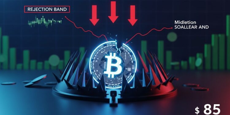 Solana stagne autour de 85 $ après un rejet majeur Volume en chute positions longues liquidées structure baissière intacte Décryptage complet des raisons et scénarios à venir   Viral Mag