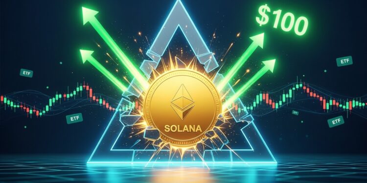 Solana SOL sort enfin dun triangle symétrique après des semaines de consolidation Analyse technique catalyseurs ETF et liquidations massives  le rallye vers 100 $ est il lancé  Décryptage complet   Viral Mag