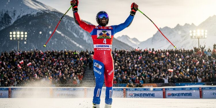 Découvrez lhistoire inspirante de Stevenson Savart premier fondeur haïtien aux JO 2026 De ladoption dans les Vosges à la star du public italien son parcours captive   Viral Mag