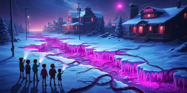 Découvrez le teaser explosif de Stranger Things  Chroniques de 1985 série animée Netflix prévue pour avril 2026 Casting vocal inédit menace sous la glace et absence remarquée des acteurs originaux   Viral Mag