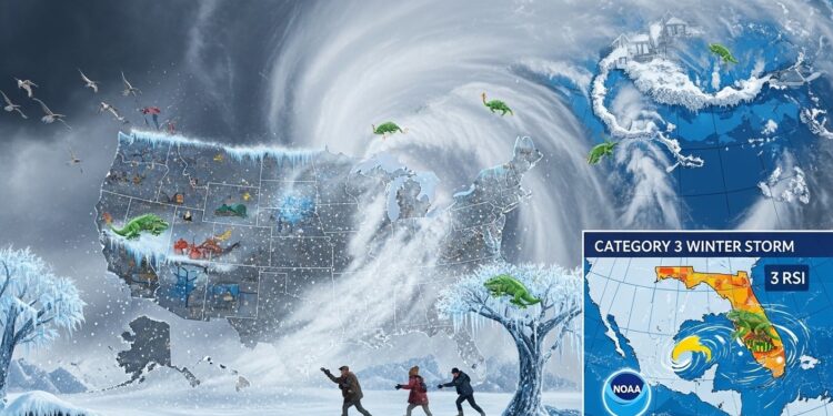 Découvrez pourquoi la récente tempête hivernale aux États Unis malgré plus de 100 morts nest classée que catégorie 3 par la NOAA Analyse détaillée et comparaisons historiques   Viral Mag