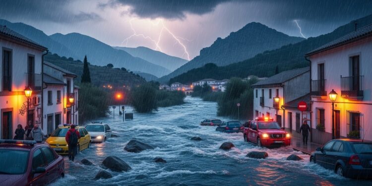 La dépression Leonardo paralyse lAndalousie avec 35 cm de pluie évacuations massives et routes coupées Le Portugal aussi touché après Kristin Bilan et impacts en direct   Viral Mag