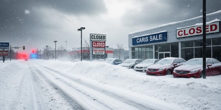Les tempêtes hivernales extrêmes de janvier ont lourdement pesé sur les ventes automobiles aux États Unis accentuant le ralentissement du marché Découvrez les chiffres analyses et perspectives pour 2026   Viral Mag