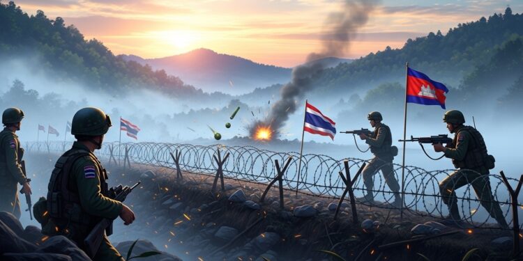 Larmée thaïlandaise accuse le Cambodge davoir violé la trêve avec des tirs à Sisaket Phnom Penh dément fermement Retour sur un incident qui ravive les craintes descalade   Viral Mag