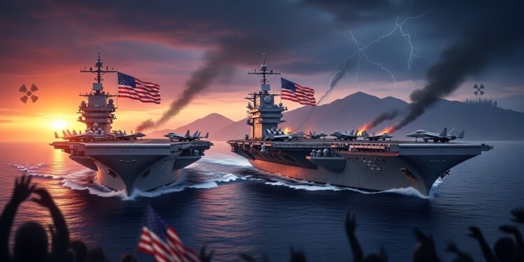 Washington envoie un second porte avions au Golfe face à lIran Trump menace de conséquences traumatisantes sans accord nucléaire Protestations et répression sanglante persistent   Viral Mag