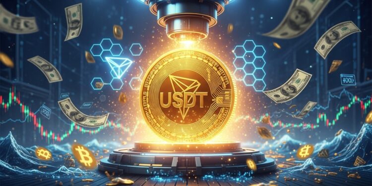 Tether frappe fort avec 1 milliard USDT minté récemment portant lémission hebdomadaire à plus de 47 milliards Liquidité massive ou simple repositionnement  Analyse complète des implications marché   Viral Mag