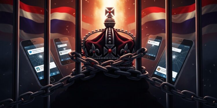 En Thaïlande un homme écope de 50 ans de prison pour des messages sur les réseaux sociaux jugés outrageants envers la royauté Une peine historique qui ravive le débat sur larticle 112 et la liberté dexpression   Viral Mag