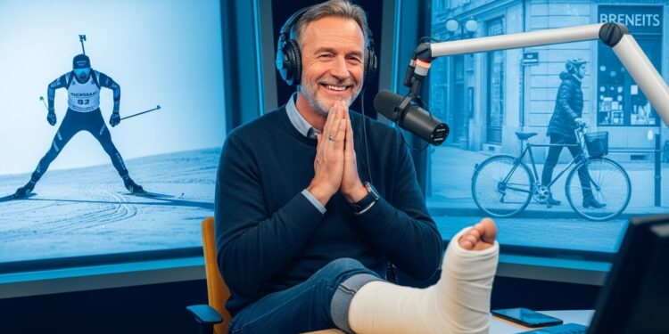 Découvrez le retour émouvant de Thomas Sotto sur RTL après son grave accident de vélo Reconnaissance passion pour le biathlon et détermination marquent sa convalescence Un témoignage inspirant de résilience   Viral Mag