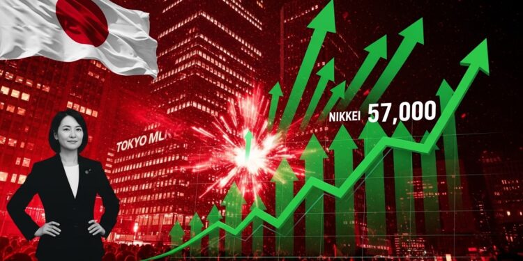 La Bourse de Tokyo bondit de plus de 5 et atteint un record après le triomphe électoral de Sanae Takaichi ouvrant la voie à relance massive et allègements fiscaux historiques au Japon   Viral Mag