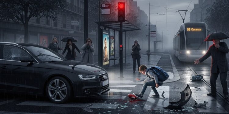 À Nîmes un garçon de 8 ans a perdu la vie percuté par une Audi conduite par un mineur de 17 ans sans permis multirécidiviste et en fuite après laccident Un drame qui relance le débat sur la récidive juvénile   Viral Mag