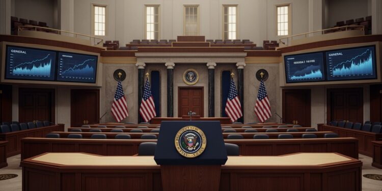 Donald Trump aborde son discours sur létat de lUnion fragilisé par la Cour suprême un ralentissement économique et un mécontentement croissant sur limmigration et linflation Analyse des enjeux avant les midterms   Viral Mag