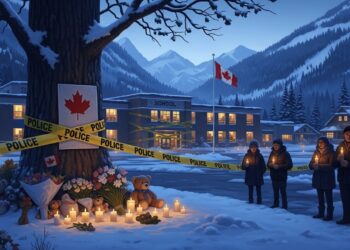 Une fusillade tragique à Tumbler Ridge a tué huit personnes dont des enfants choquant le Canada Le Premier ministre Mark Carney se rend sur place pour une veillée émouvante   Viral Mag