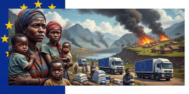 LUnion européenne annonce plus de 81 millions deuros daide humanitaire urgente pour lest de la RDC et la région des Grands Lacs face à laggravation du conflit et aux millions de déplacés   Viral Mag