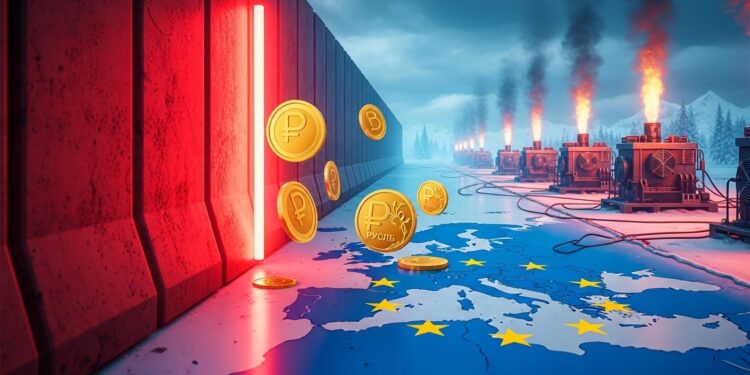 LUnion européenne prépare une interdiction totale des transactions crypto avec la Russie dans son 20e paquet de sanctions alors que Moscou institutionnalise massivement le minage et les fonds crypto   Viral Mag