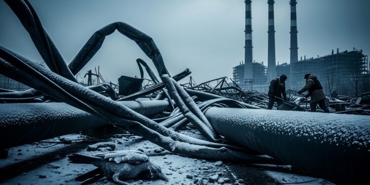 Plongée dans une centrale ukrainienne bombardée Entre débris calcinés  20°C et volonté farouche les travailleurs racontent leur quotidien et leur combat pour ne pas laisser lhiver les vaincre   Viral Mag