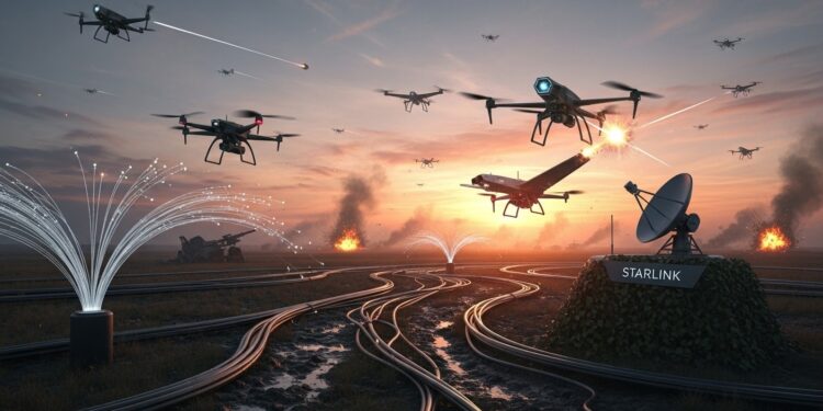 Découvrez comment les drones dominent le conflit en Ukraine avec 80 des dégâts fibre optique Starlink et IA Une révolution technologique qui change la guerre moderne   Viral Mag