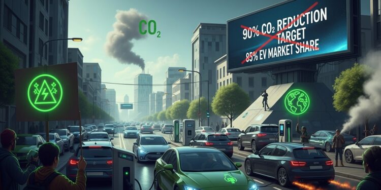 LUE pourrait assouplir son objectif 100 électrique en 2035 Une analyse révèle que les ventes de VE natteindraient que 85 avec 720 millions de tonnes de CO2 en plus dici 2050   Viral Mag