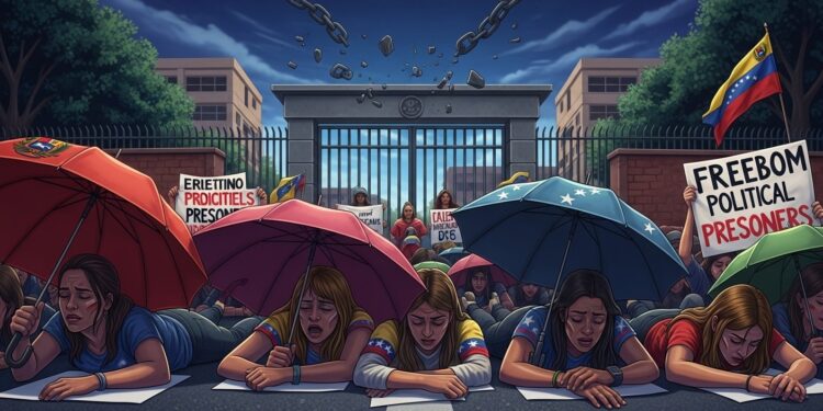 À Caracas des proches de détenus politiques entament une grève de la faim après le report de la loi damnistie promise Exigeons la libération totale  Découvrez les enjeux actuels   Viral Mag