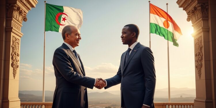 Le général Abdourahamane Tiani en visite à Alger chez Tebboune pour relancer la coopération après lincident du drone Décryptage des enjeux sécuritaires et diplomatiques au Sahel   Viral Mag