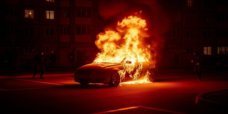 Dans la nuit du 12 au 13 janvier 2026 le véhicule de fonction de la maire dÉchirolles a été volontairement incendié sous ses fenêtres Un message clair lié à sa lutte acharnée contre le narcotrafic qui secoue la commune   Viral Mag