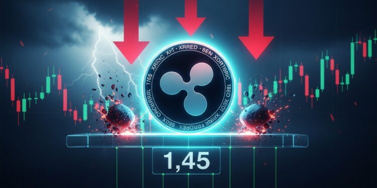 Le XRP teste une zone critique à 145 $ alors que la vélocité on chain explose et que lintérêt ouvert chute Analyse technique et métriques clés pour anticiper le prochain mouvement majeur   Viral Mag