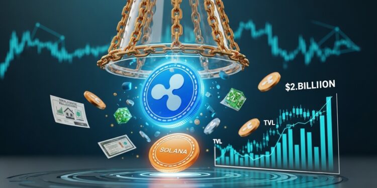 XRP reste coincé dans un range malgré une explosion des actifs réels tokenisés sur son réseau dépassant Solana avec plus de 2 milliards $ Analyse complète et perspectives   Viral Mag