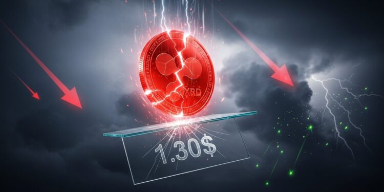 XRP chute lourdement et teste le support critique de 130 $ Les pertes réalisées atteignent un sommet de 39 mois Analyse complète du marché données on chain et perspectives techniques   Viral Mag