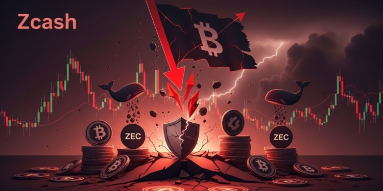 Découvrez pourquoi Zcash risque une chute drastique de 66 alors que les grands holders réduisent leurs positions de 38 Analyse technique et on chain alarmante pour les investisseurs crypto   Viral Mag