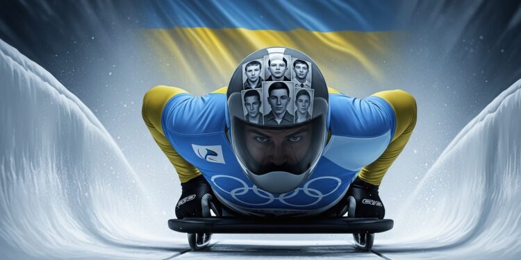 Le président ukrainien Zelensky soutient le skeleton Vladislav Heraskevych qui porte un casque avec les portraits dathlètes tués par la Russie aux JO dhiver 2026 Polémique autour des règles du CIO   Viral Mag