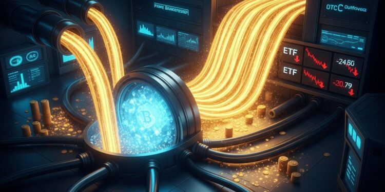 Découvrez comment 13 milliards de dollars ont afflué dans la crypto cette semaine via OTC prime brokerage et fonds privés loin des regards sur les ETF Une demande institutionnelle plus profonde que prévu   Viral Mag