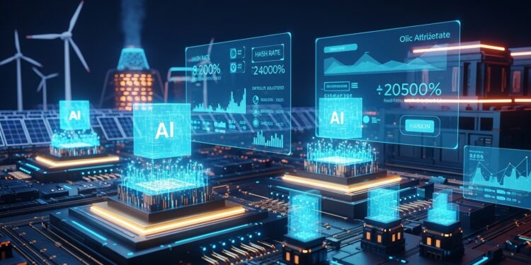 En 2026 la difficulté du mining Bitcoin chute de 5  alors que les mineurs pivotent vers lIA Découvrez les 6 outils IA les plus populaires qui optimisent lefficacité réduisent les coûts et transforment le secteur pour tous les profils   Viral Mag