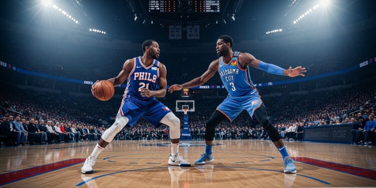 Le 24 mars 2026 Philadelphia 76ers et Oklahoma City Thunder saffrontent dans un duel très attendu de NBA Analyse des forces en présence enjeux et pronostics pour ce match au sommet   Viral Mag