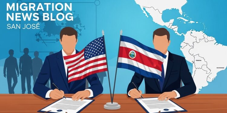 Les États Unis et le Costa Rica signent un nouvel accord permettant lenvoi de 25 migrants tiers par semaine Découvrez les détails de cette collaboration sur les expulsions et ses implications régionales   Viral Mag