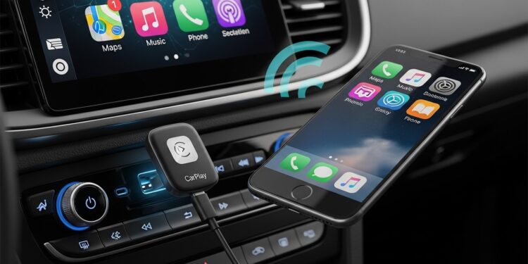 Découvrez cet adaptateur CarPlay sans fil ultra abordable qui élimine les câbles encombrants et rend votre voiture connectée en quelques secondes Connexion stable prix canon et avis excellents  le bon plan 2026 à ne pas manquer    Viral Mag