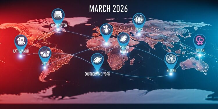 Découvrez lagenda international complet du 6 au 14 mars 2026  élections mode sport diplomatie procès et journées mondiales Les moments forts à ne pas manquer cette semaine   Viral Mag