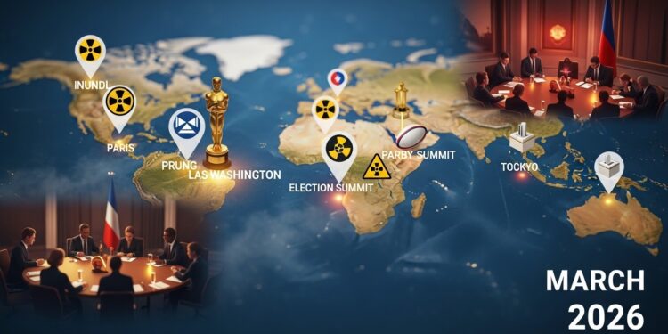 Découvrez lagenda international complet du 10 au 18 mars 2026  sommets nucléaires procès politiques majeurs sport économie et tensions géopolitiques Les moments forts à ne pas manquer   Viral Mag