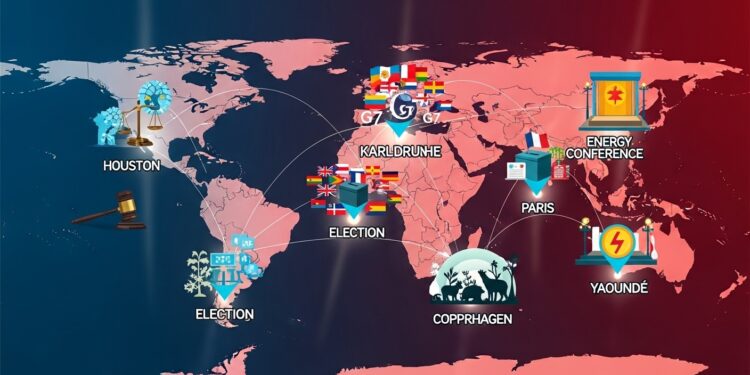 Découvrez lagenda international complet du 23 au 31 mars 2026  procès climatiques sommets G7 élections danoises COP15 biodiversité et tensions géopolitiques mondiales   Viral Mag