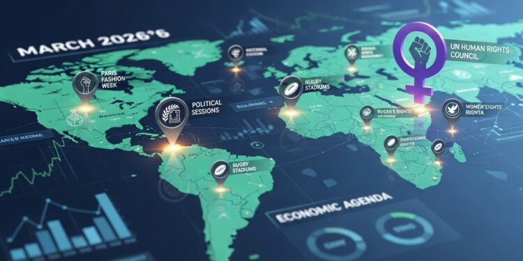 Découvrez lagenda international complet du 6 au 14 mars 2026  Deux Sessions chinoises mode à Paris sport mondial procès sensibles et décisions économiques clés qui façonneront lactualité   Viral Mag
