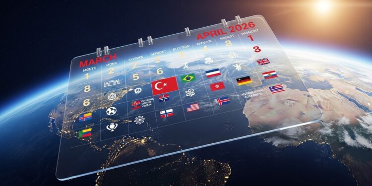 Découvrez lagenda international complet du 23 mars au 22 avril 2026  procès politiques sommets climatiques élections sport et visites papales Les rendez vous incontournables à ne pas manquer   Viral Mag
