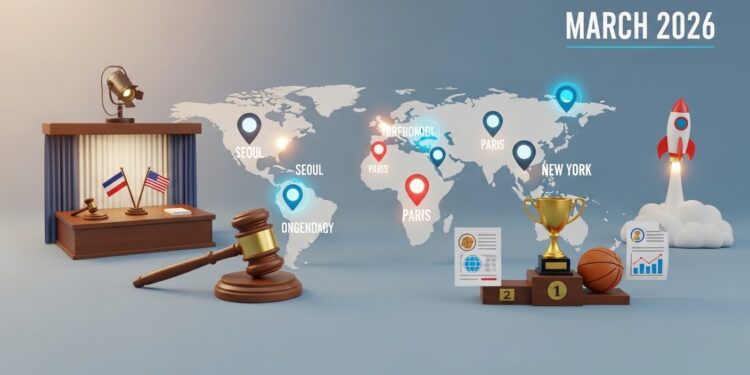 Agenda Mondial Mars 2026 : Événements Clés à Suivre - Viral Mag Découvrez lagenda international complet du 20 au 28 mars 2026 concerts historiques procès marquants sommets politiques et grands événements sportifs Un tour dhorizon incontournable Viral Mag
