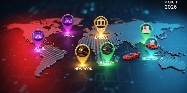 Agenda Mondial Mars 2026 : Événements Majeurs à Suivre - Viral Mag Découvrez lagenda international complet du 20 au 28 mars 2026 concerts mythiques sommets politiques procès retentissants élections et sport de haut niveau Ne ratez rien Viral Mag