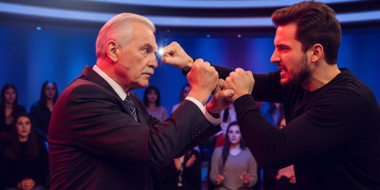 Altercation Violente entre Fabien Lecoeuvre et Stéphane Tapie : Vidéo Choc Dévoilée - Viral Mag Une violente altercation a opposé Fabien Lecoeuvre à Stéphane Tapie sur le plateau de TBT9 Découvrez les détails de lagression les images diffusées et les conséquences pour le chroniqueur hospitalisé Viral Mag