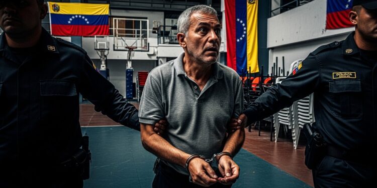 Ex basketteur et proche de Maduro Alexander Mimou Vargas arrêté à Caracas dans un gymnase Motifs inconnus photo virale et liens politiques au cœur de lactualité vénézuélienne   Viral Mag
