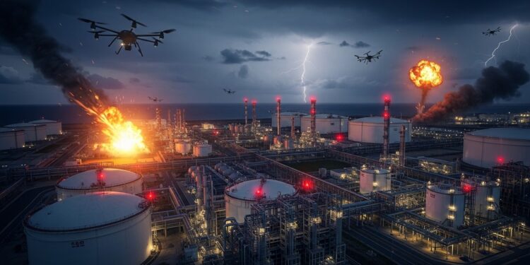 Le Qatar suspend sa production de GNL après des attaques de drones iraniens sur ses sites clés QatarEnergy invoque la force majeure face à lescalade dans le Golfe impactant les prix mondiaux du gaz   Viral Mag