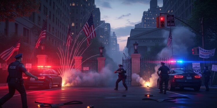 Deux suspects ont lancé des engins explosifs TATP près de Gracie Mansion lors dune manif anti islam Allégeance à lEI confirmée enquête antiterroriste ouverte à New York   Viral Mag